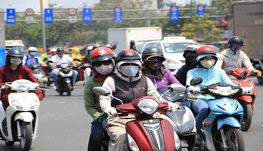 Cảnh báo mưa dông, lốc sét và nắng nóng ở Bắc Bộ và Trung Bộ