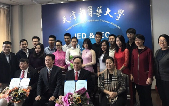 Học viện Y Dược học cổ truyền Việt Nam liên kết với trường Đại học Trung Y Dược Thiên Tân mở chương trình đào tạo Đại học chuyên ngành YHCT
