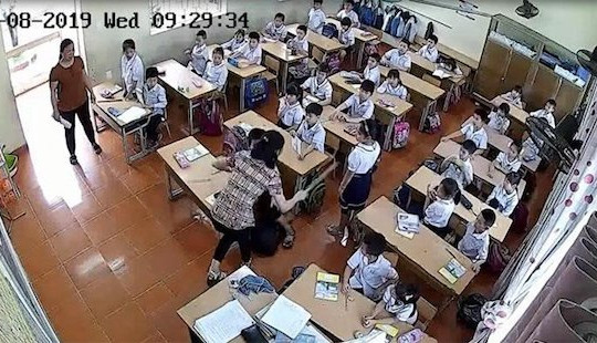 Hải Phòng: Giáo viên tát, đánh tới tấp vào đầu học sinh trong giờ kiểm tra