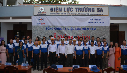 Đảm bảo điện, hạ tầng kỹ thuật cho huyện đảo Trường Sa