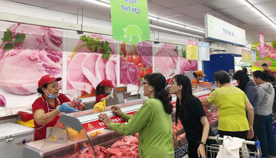 100% siêu thị của Saigon Co.op đang kinh doanh thịt heo an toàn