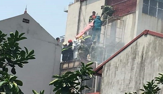 Điều tra nguyên nhân cháy quán cà phê làm 2 người chết