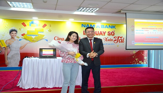 Tìm được chủ nhân những giải thưởng giá trị trong chương trình "Cùng Nam A Bank đón Xuân Tài Lộc"