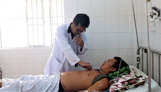 Cứu sống nam bệnh nhân bị vỡ lách mà không cần phẫu thuật