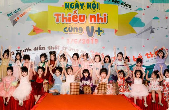 Dàn mẫu nhí đáng yêu khuấy đảo không khí vui nhộn tại Ngày Hội Thiếu Nhi