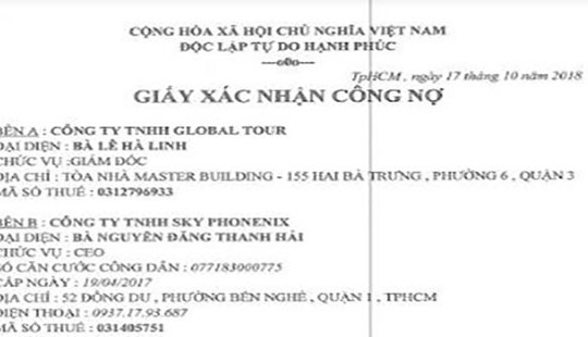 Mrs Vietnam Global: Mua vé máy bay gần nửa tỉ rồi chây ì không trả tiền