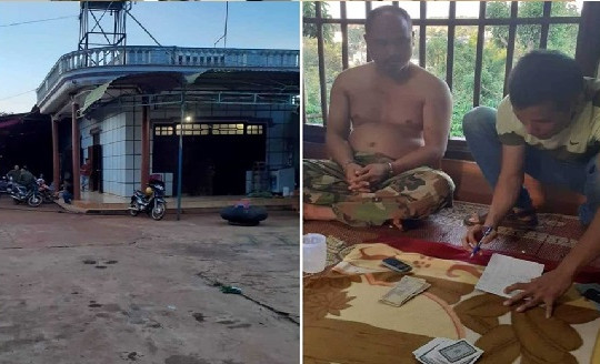 Bắt quả tang cán bộ kiểm lâm cùng giáo viên trên chiếu bạc