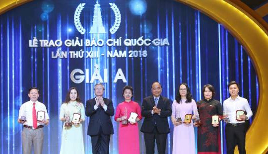 Lễ trao Giải Báo chí Quốc gia 2018