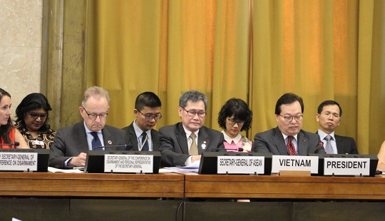 Việt Nam đảm nhiệm vai trò Chủ tịch Hội nghị Giải trừ quân bị năm 2019