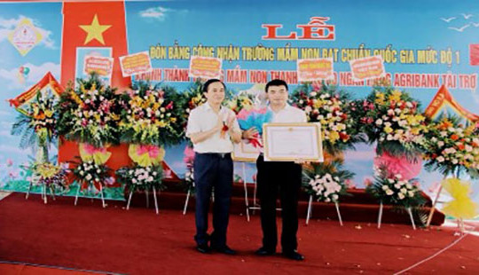 Agribank tài trợ 25 tỷ đồng xây dựng trường cho huyện miền núi Thanh Chương – Nghệ An