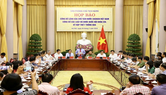 Công bố 7 Luật vừa được Quốc hội thông qua