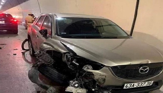 Bắt tài xế nghi ngáo đá tông hàng loạt ôtô trong hầm Hải Vân