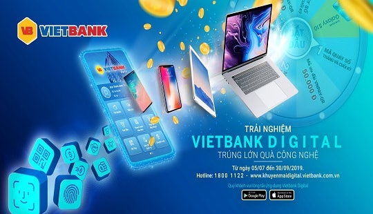 Vietbank khuyến mãi lớn nhân dịp ra mắt Mobile Banking Vietbank Digital