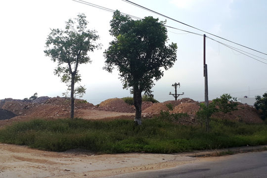 Thanh Hóa: Dự án gạch không nung “biến” thành bãi tập kết vật liệu xây dựng