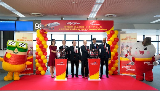 Liên tục mở đường bay đến Nhật Bản, Vietjet kết nối Tp.HCM với Tokyo