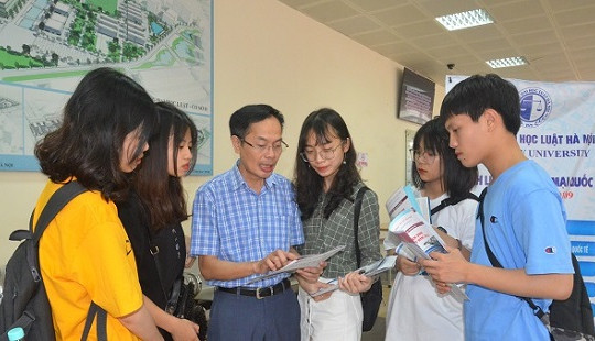 Trường ĐH Luật Hà Nội công bố điểm trúng tuyển hệ đại học chính quy