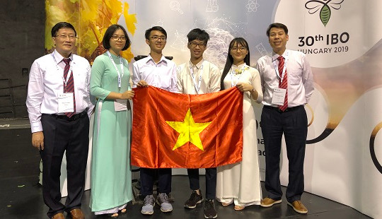 Việt Nam giành được 4 Huy chương Vàng tại kỳ thi Olympic Sinh học quốc tế năm 2019