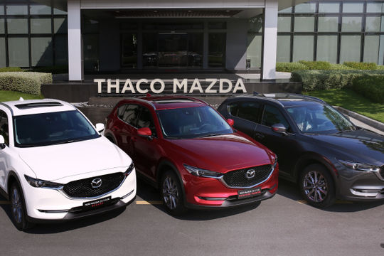 Mẫu xe suv 5 chỗ Mazda CX-5 mới-sản phẩm thế hệ 6.5 của Mazda ra mắt tại Việt Nam