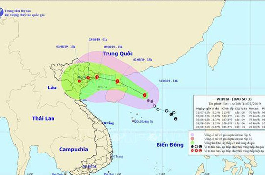 Quảng Ninh - Nam Định – Thái Bình chủ động công tác ứng phó với bão số 3