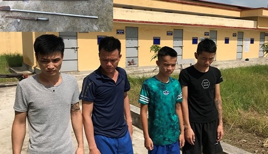 Thái Bình: Khởi tố 4 đối tượng mang hung khí đi cướp tài sản