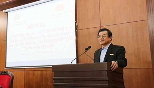 Hội nghị sơ kết Quy chế phối hợp công tác giữa TAND với UBND tỉnh Đắk Nông