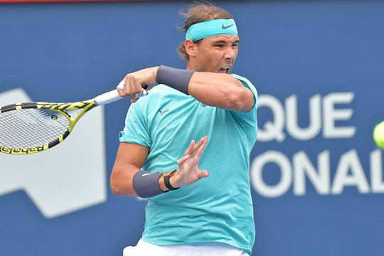 Nadal thắng chật vật trận ra quân Rogers Cup