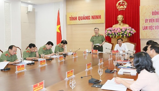 Đại tướng Tô Lâm: Không để các loại tội phạm lộng hành, gây bức xúc trong nhân dân