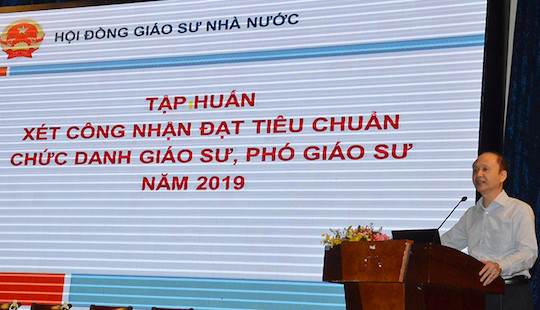 Bộ GD&ĐT lập 3 đoàn kiểm tra việc xét chức danh Giáo sư, Phó giáo sư