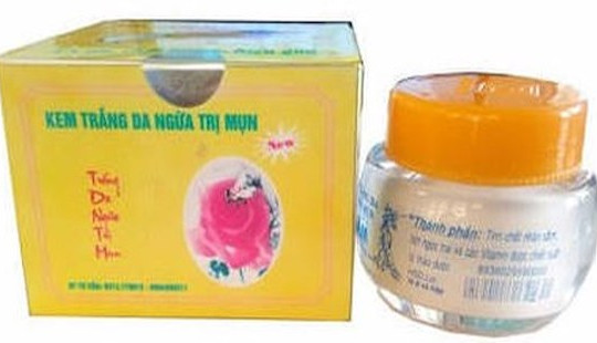 Thu hồi kem làm trắng da, trị mụn Bảo Lâm chứa corticoid