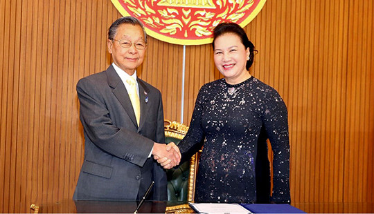 Chủ tịch Quốc hội Nguyễn Thị Kim Ngân hội đàm, hội kiến các nhà lãnh đạo Thái Lan