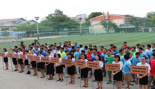 Khai mạc giải bóng đá tranh Cup Tòa án Quảng Nam lần thứ XIII