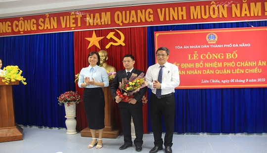 TAND TP Đà Nẵng: Trao quyết định bổ nhiệm Phó Chánh án quận Liên Chiểu