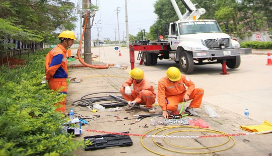 EVNNPC đẩy nhanh tiến độ thi công các công trình điện