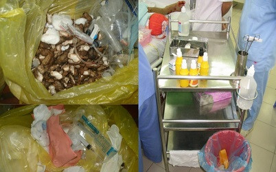 Báo động rác thải y tế
