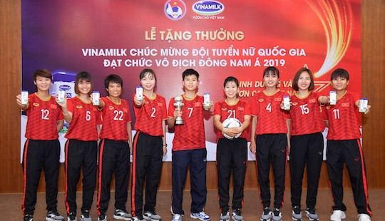 Bật mí dinh dưỡng vàng cùng đội tuyển bóng đá nữ quốc gia giành cúp vô địch Đông Nam Á 2019