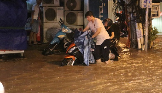 Cảnh báo mưa lớn và ngập úng ở các tỉnh Nam Trung Bộ, Tây Nguyên và Nam Bộ