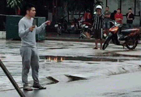 Đối tượng ngáo đá, cầm dao đuổi chém người qua đường