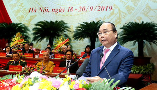 Thủ tướng nhấn mạnh 5 vấn đề quan trọng trong công tác Mặt trận thời kỳ mới
