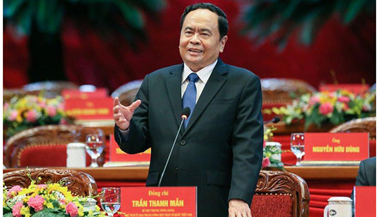 Ông Trần Thanh Mẫn tái cử chức Chủ tịch Ủy ban Trung ương MTTQ Việt Nam