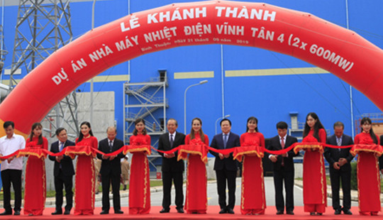 Phó Thủ tướng Trương Hòa Bình dự khánh thành Nhà máy Nhiệt điện Vĩnh Tân 4