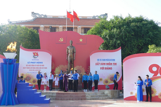 Tuổi trẻ TPHCM: Sôi nổi các hoạt động hướng tới kỷ niệm 90 năm Ngày thành lập Đảng