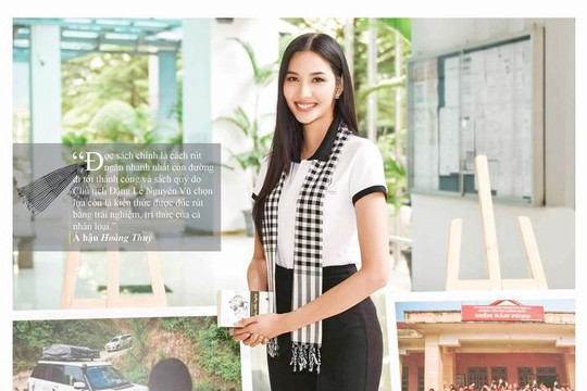 Những câu nói ấn tượng của người đẹp Việt khi tặng sách tại Đồng bằng Sông Cửu Long