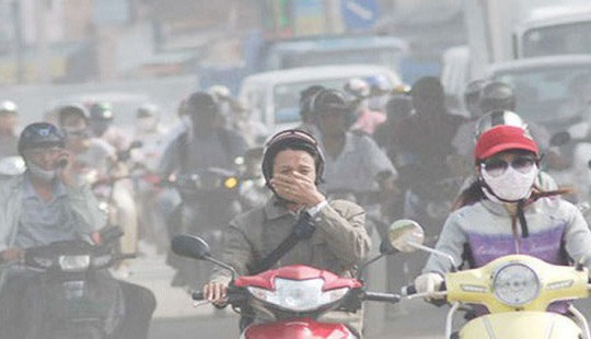 Bầu không khí bị ô nhiễm ở Hà Nội tới ngưỡng gây hại cho sức khỏe con người