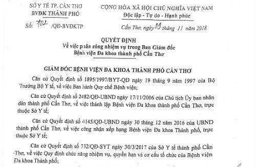 Bệnh viên đa khoa TP.Cần Thơ: Buông lỏng quản lý, né trách nhiệm người đứng đầu