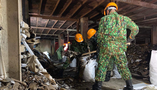 Hoàn thành quy trình tẩy độc nhà kho Công ty Rạng Đông