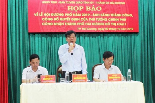 Thành phố Hải Dương đạt tiêu chí đô thị loại I