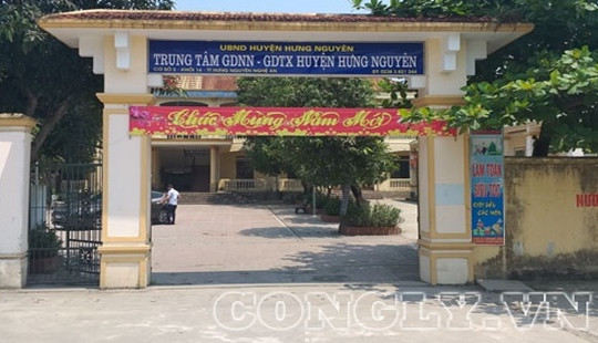 Kết luận những sai phạm của Phó GĐ Trung tâm GDDN-GDTX huyện Hưng Nguyên