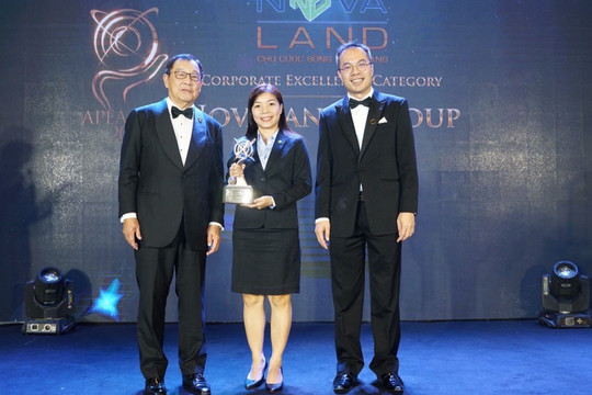 Tập đoàn Novaland vinh dự nhận giải thưởng Doanh nghiệp Việt Nam xuất sắc châu Á 2019