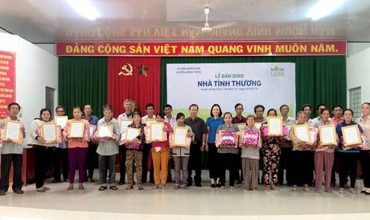 Niềm vui về những ngôi nhà mới tại huyện Giồng Trôm, Bến Tre