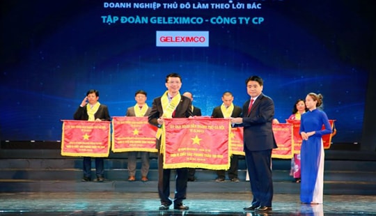 Tập đoàn Geleximco được vinh danh trong Đêm Doanh nghiệp 2019